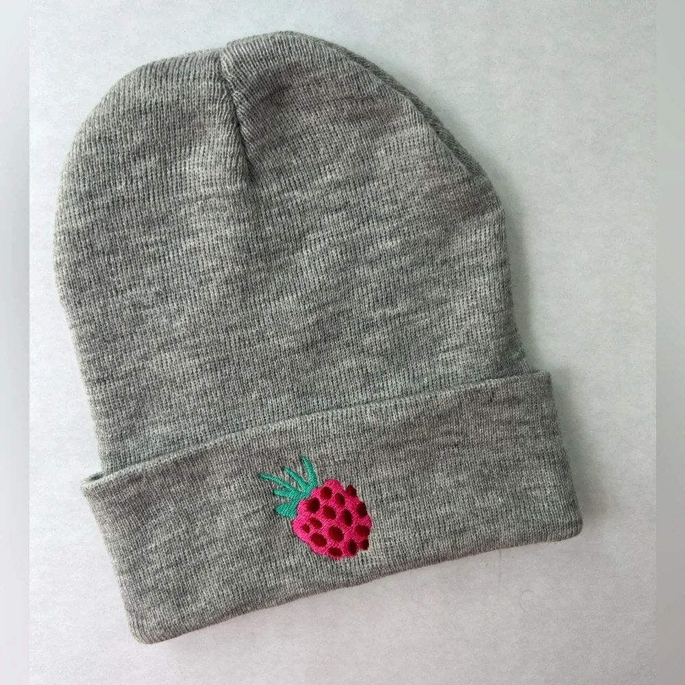 Kids Strawberry Beanie - OS